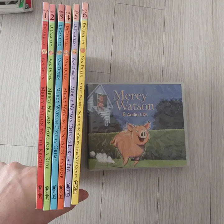 [BUNJANG] Mercy Watson Book + Audio CD Set / 머시 왓슨 책 + 오디오 CD 세트