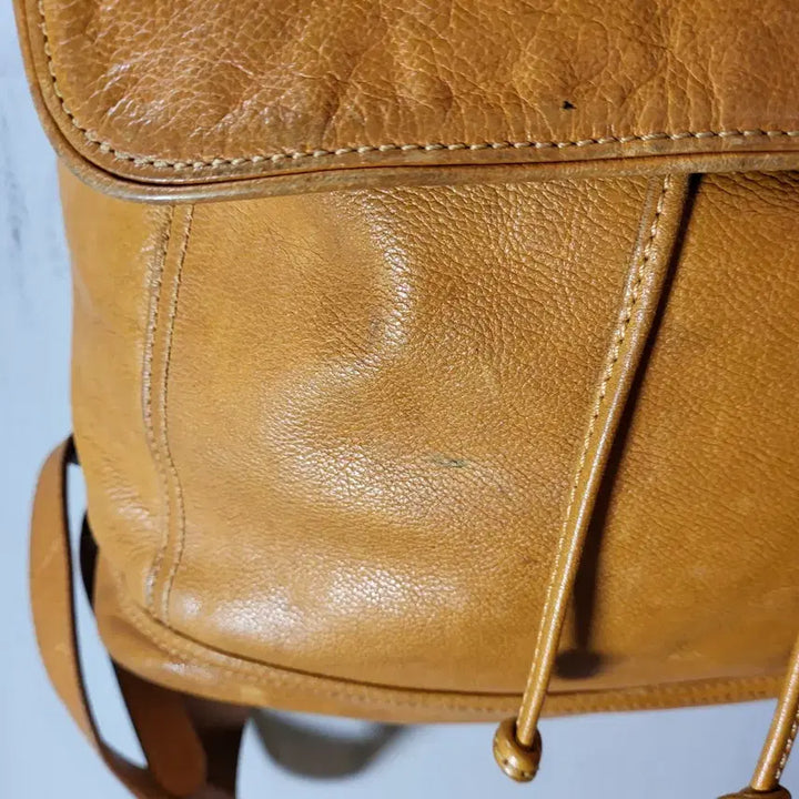 [BUNJANG] Mongsac Leather Backpack / 몽삭 레더 백팩