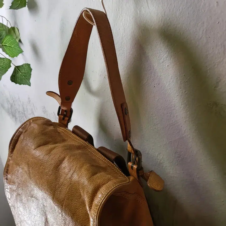 [BUNJANG] Mongsac Leather Backpack / 몽삭 레더 백팩