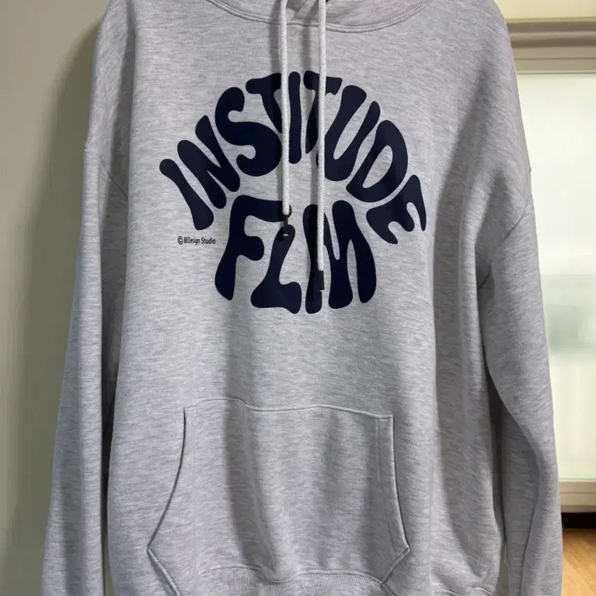 [SOLD OUT] 필루미네이트) 오버핏 그래피티 로고 후디 멜란지 그레이
