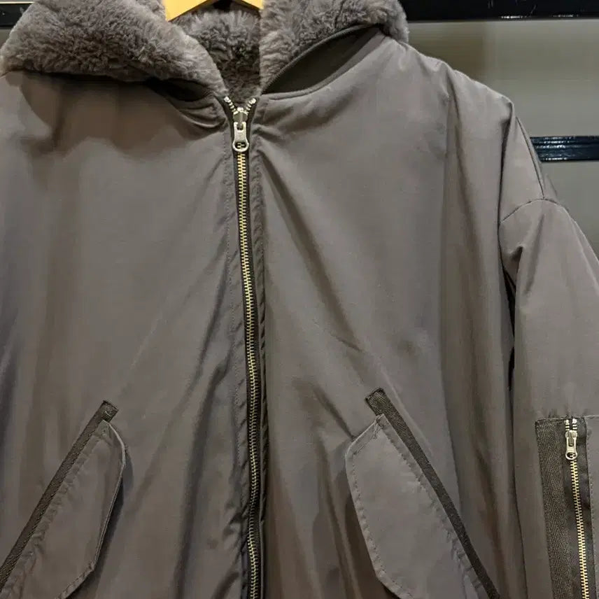 [BUNJANG] Vintage Reversible MA-1 Bomber Jacket / [FREE] 빈티지 양면 퍼 후드 MA-1 항공점퍼 오버핏 자켓 4.9