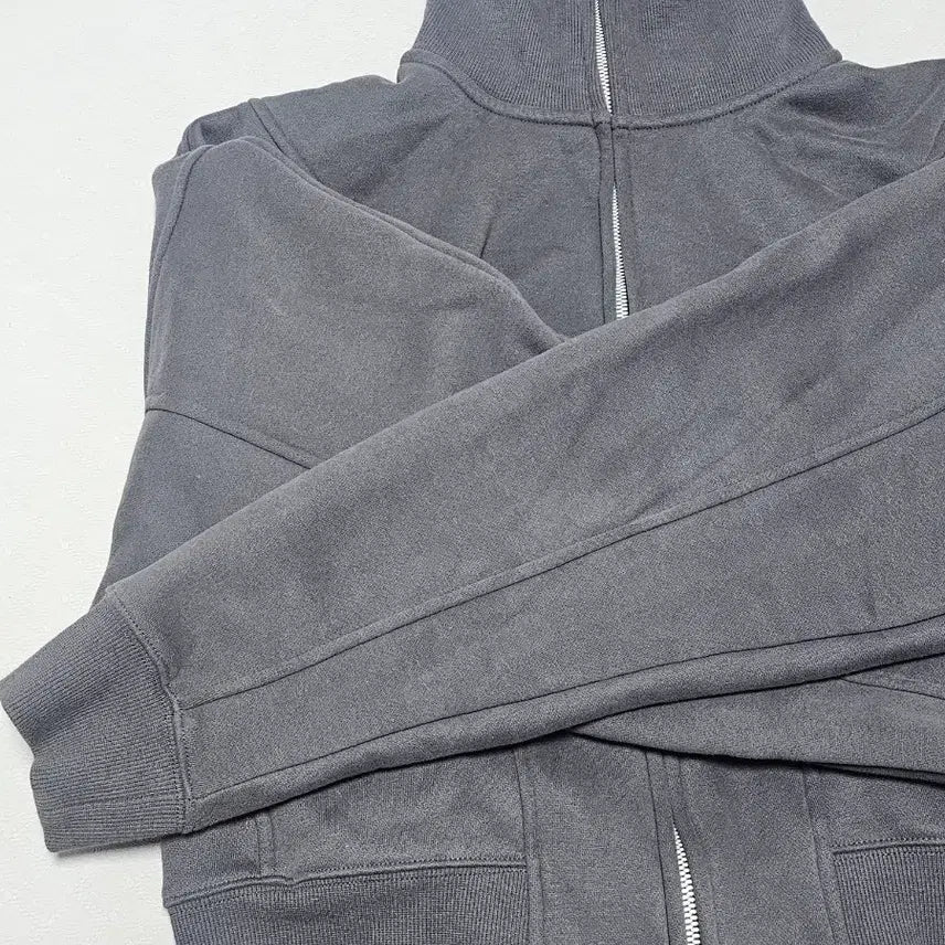 [BUNJANG] Partimento Women's Line Jersey Track Top - Charcoal / 파르티멘토 우먼 트랙탑 LINE JERSEY TRACK TOP_CHARC