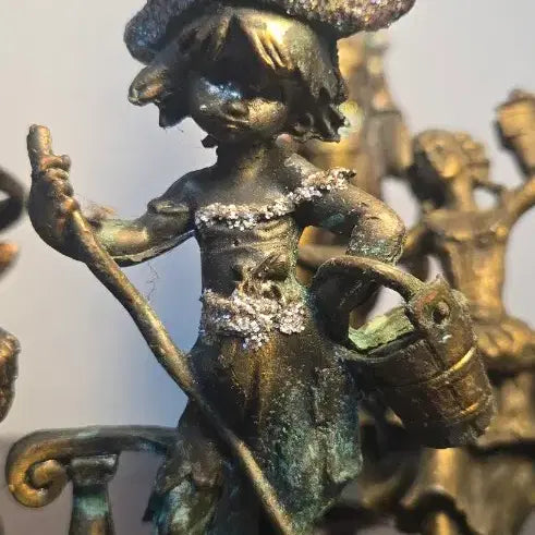 [BUNJANG] Vintage Bronze Ornament Collection (6 Pieces) / 빈타지 주석  브론즈 장식품 모음(6점)