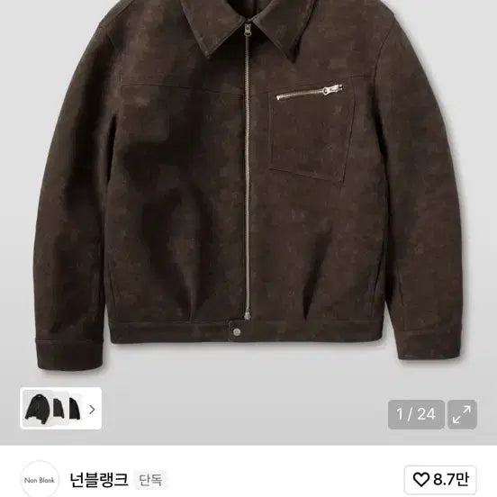 [BUNJANG] NUNBLANK Short Work Jacket / 넌블랭크 숏워크 자켓