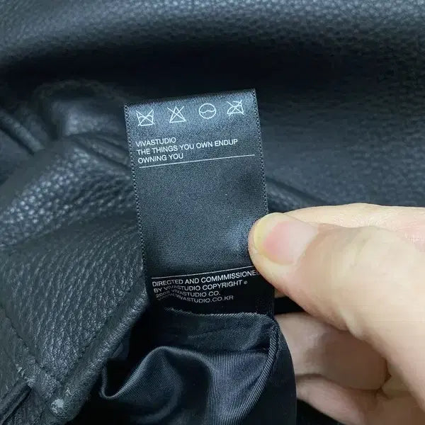 [BUNJANG] VIVASTUDIO Leather Jacket / 여M/비바스튜디오 레더 자켓