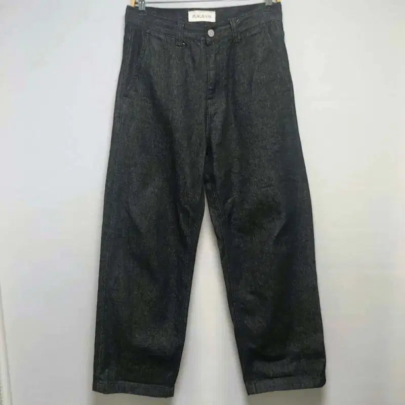 [BUNJANG] Woosoo/Flak 25 Years Wide Fit Black Jeans / 우수/플랙 25년 와이드핏 블랙진/29/구제24시/일
