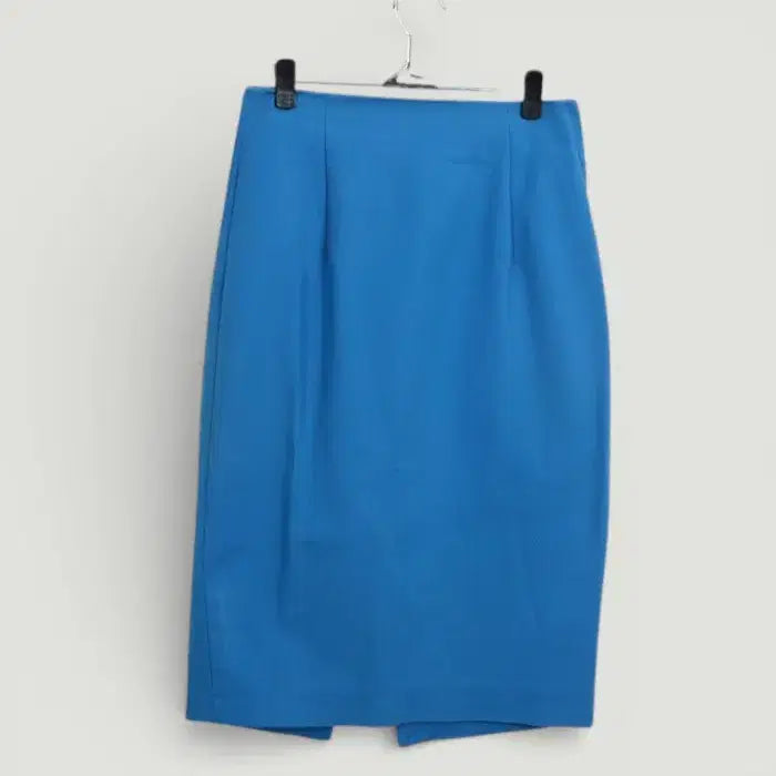 [BUNJANG] ZARA Woman Cut Midi Skirt / 여성M / 자라우먼 절개 쿨톤 미디스커트BL 26-23