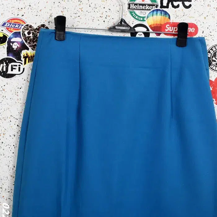 [BUNJANG] ZARA Woman Cut Midi Skirt / 여성M / 자라우먼 절개 쿨톤 미디스커트BL 26-23