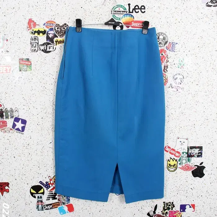 [BUNJANG] ZARA Woman Cut Midi Skirt / 여성M / 자라우먼 절개 쿨톤 미디스커트BL 26-23