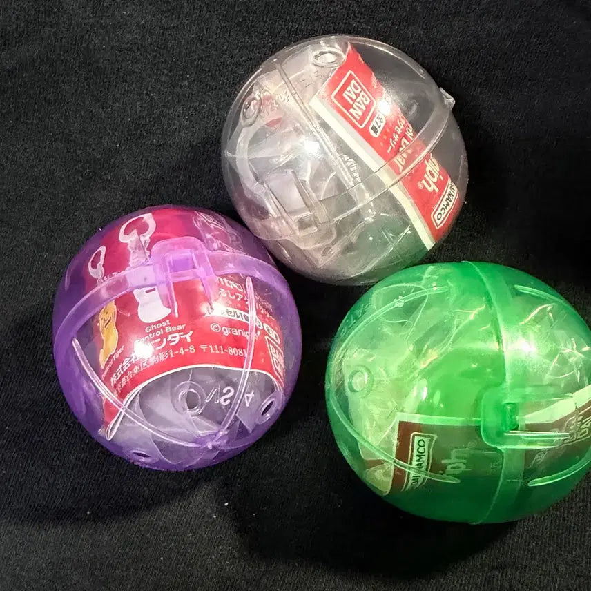 [BUNJANG] Bandai Graniph Control Bear Mejirushi Bundle Set / [미개봉] 반다이 graniph 컨트롤베어 메지루시_퍼플 그린 블랙 일괄