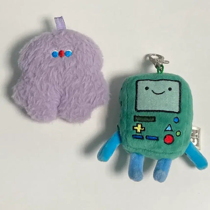 [BUNJANG] Adventure Time Bundle Set: BMO & Purple Monster Keyring / 일괄)인형 가방 키링 2종 세트 (어드벤처 타임)