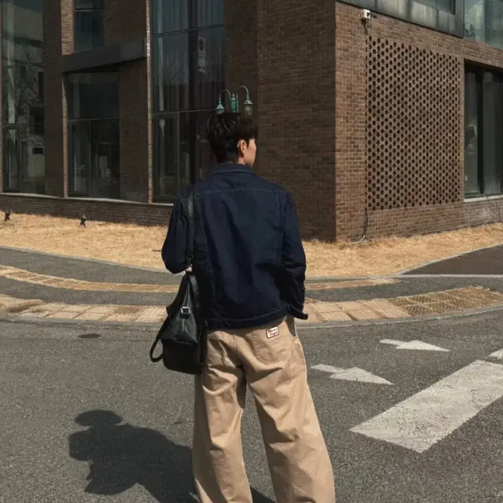 [BUNJANG] Patchwork Cotton Pants / 원 패치 워크 코튼 팬츠