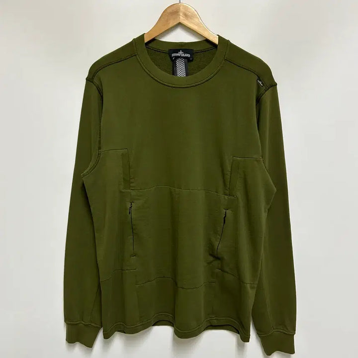 [BUNJANG] Stone Island Shadow Project Front Pocket Sweatshirt / [남자-100]스톤아일랜드 쉐도우프로젝트 프론트 포켓 맨투맨