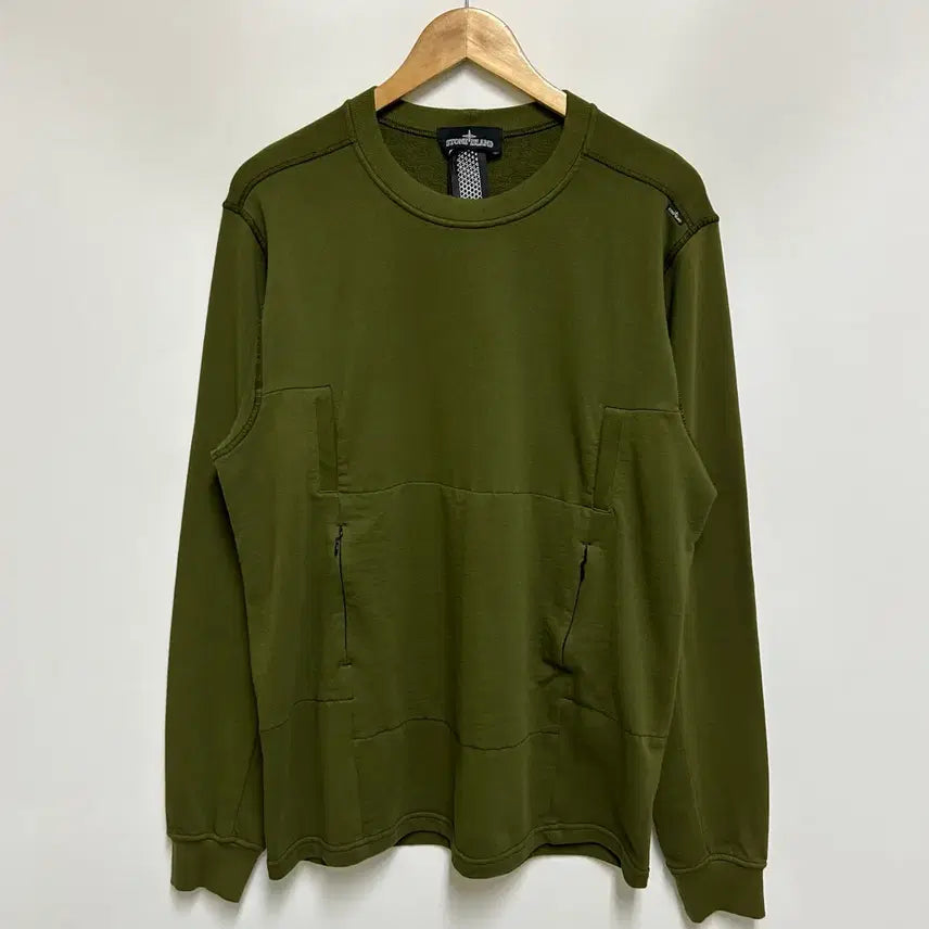 [BUNJANG] Stone Island Shadow Project Front Pocket Sweatshirt / [남자-100]스톤아일랜드 쉐도우프로젝트 프론트 포켓 맨투맨