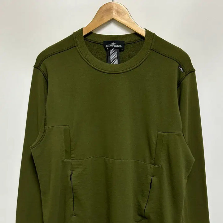 [BUNJANG] Stone Island Shadow Project Front Pocket Sweatshirt / [남자-100]스톤아일랜드 쉐도우프로젝트 프론트 포켓 맨투맨