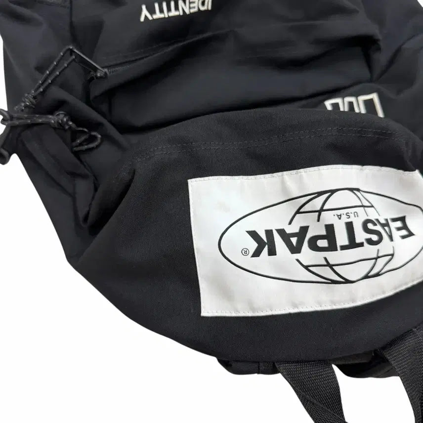 [BUNJANG] Eastpak MSGM Backpack Black / 이스트팩 X MSGM 콜라보 백팩 가방 블랙
