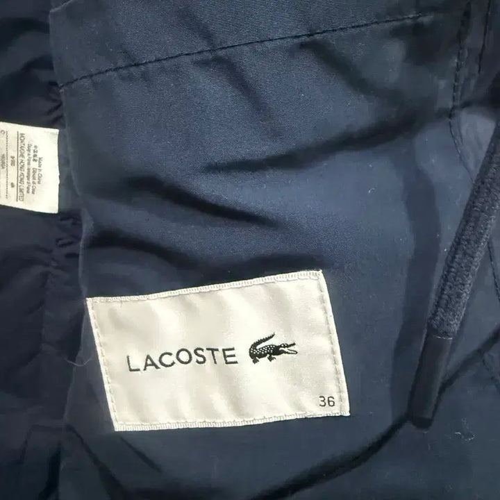 [BUNJANG] Lacoste Women's Navy Padded Jacket / 라코스테 여자 네이비 패딩