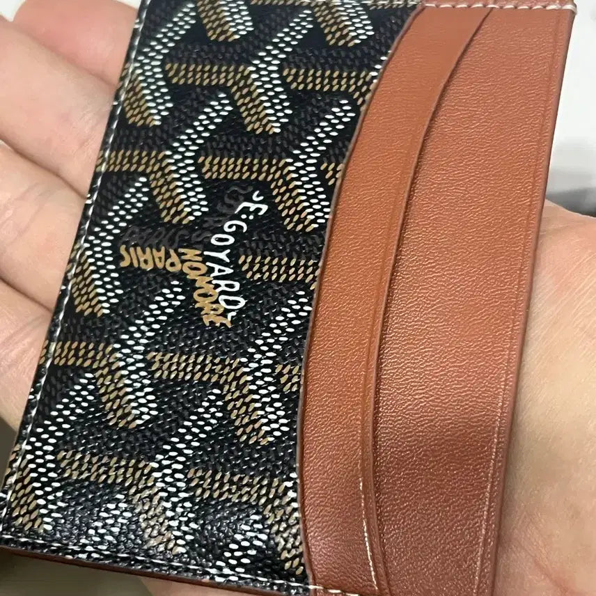 [BUNJANG] Goyard Card Wallet Brown / 고야드 카드지갑 브라운