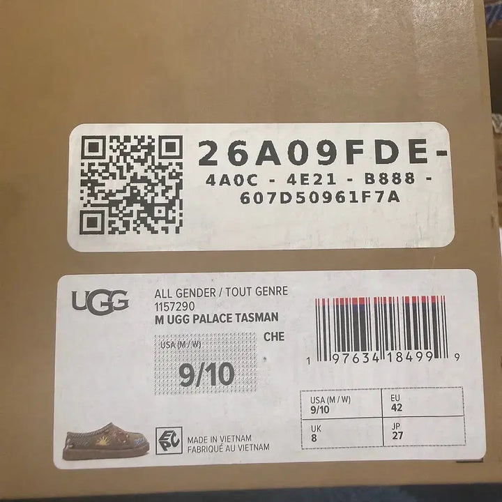 [BUNJANG] UGG x Palace Tasman Slipper Chestnut / 어그 x 팔라스 타스만 슬리퍼 체스트넛