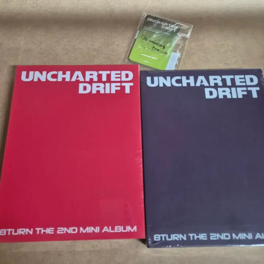 [BUNJANG] 8TURN Uncharted Drift Album + Photocard / 8TURN Uncharted Drift 앨범 (미개봉)+포카