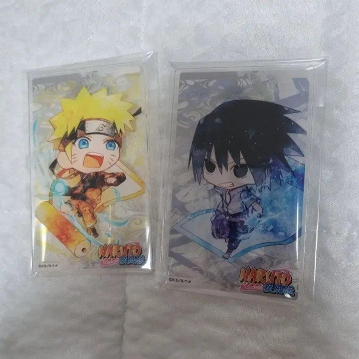 [BUNJANG] Naruto & Sasuke SD Acrylic Card Stand Bundle Set / 나루토 + 사스케 SD 아크릴 카드 스탠드 일괄 판매