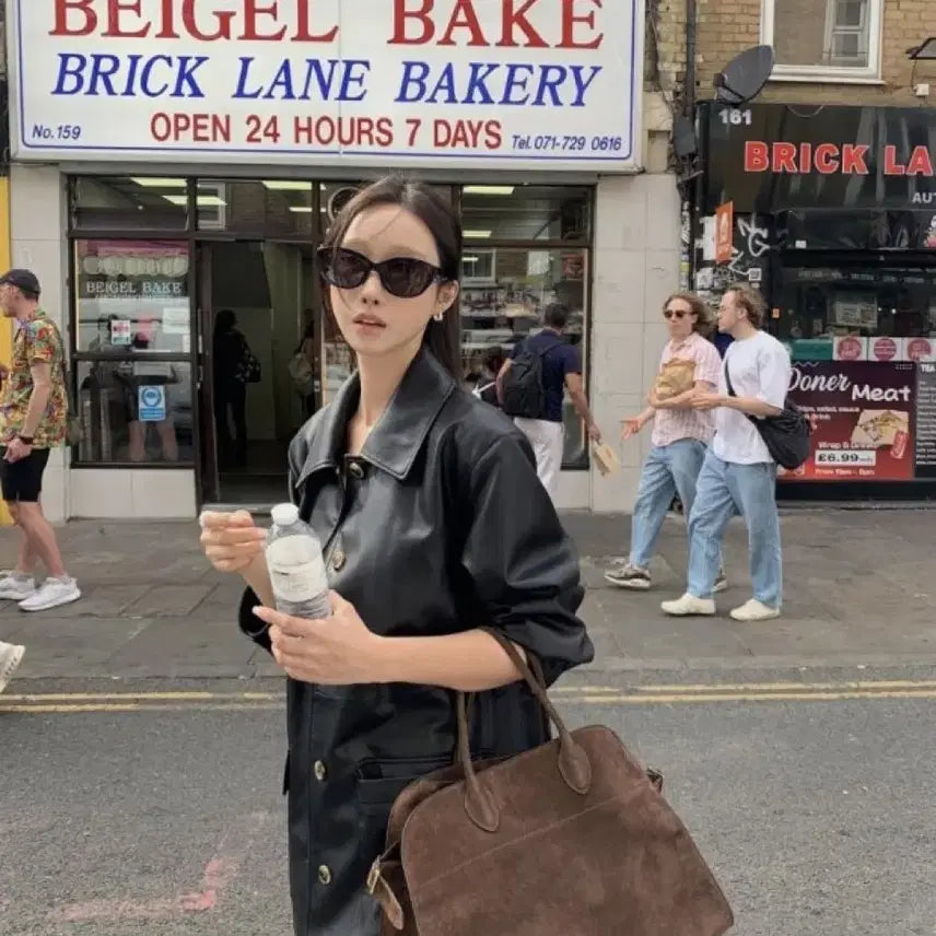 [BUNJANG] Leeds Carol Leather Jacket / (새상품)Leeds 캐롤 레더 자켓