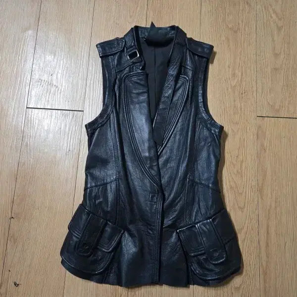 [BUNJANG] JESSI Leather Vest / JESSI/여성용/양가죽/가죽조끼/정품/상태A
