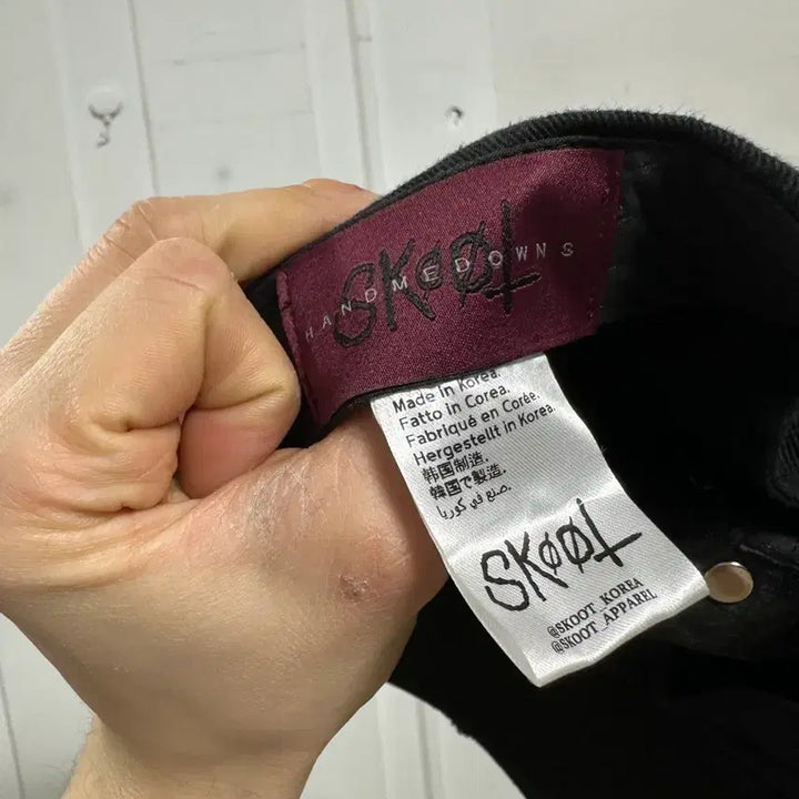 [BUNJANG] SKOOT Studded Ball Cap / 스쿠읏 SKOOT 스터드 볼캡