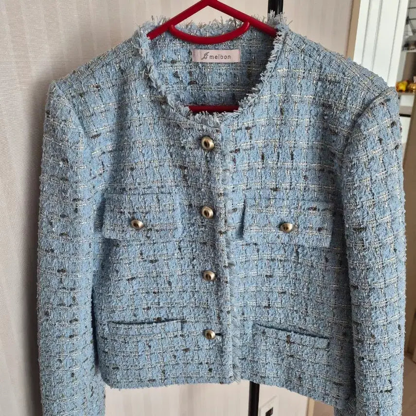 [SOLD OUT] b meison 트위드 자켓 블루