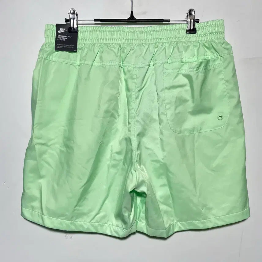 [BUNJANG] 나이키 스우시 반바지 형광 연두색 / 나이키 스우시 반바지 형광 연두색