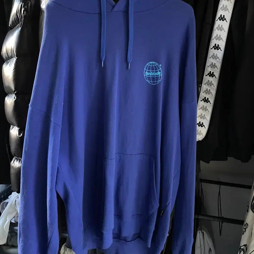 [BUNJANG] Tenblade Blue Hoodie / tenblade 텐블레이드 파란색 후드티