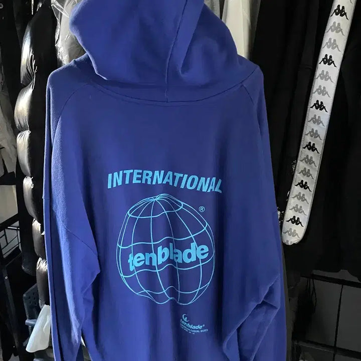 [BUNJANG] Tenblade Blue Hoodie / tenblade 텐블레이드 파란색 후드티