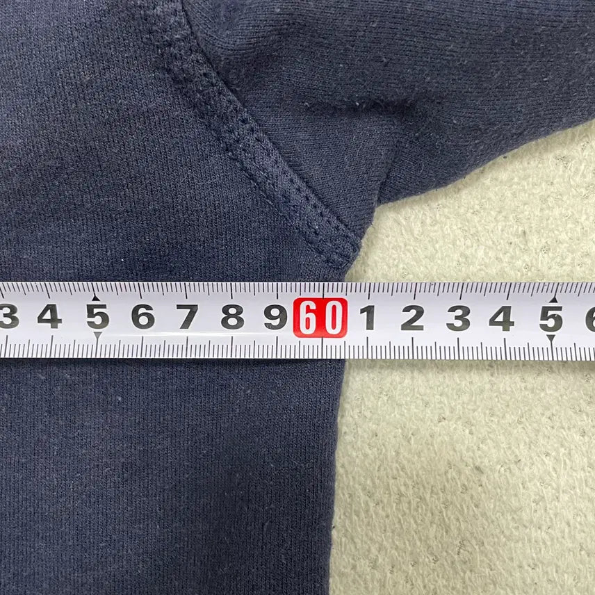 [BUNJANG] Champion Navy Cotton Blend Hoodie / USA(L) 챔피온 네이비 코튼 혼방 후드티 0224-1