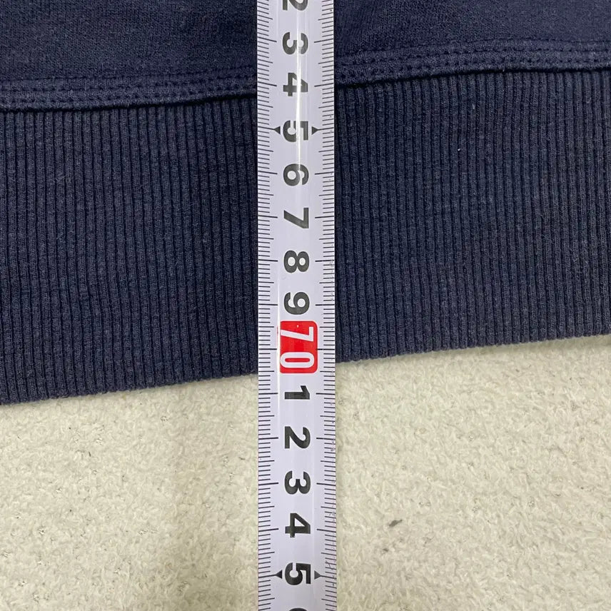 [BUNJANG] Champion Navy Cotton Blend Hoodie / USA(L) 챔피온 네이비 코튼 혼방 후드티 0224-1