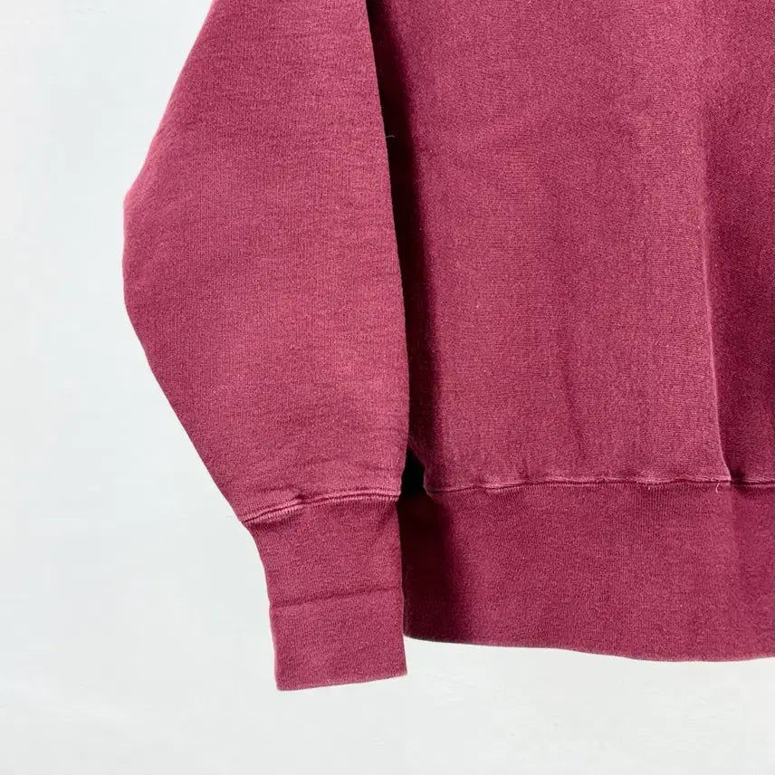 [BUNJANG] Camber Burgundy Washed Heavy Crewneck Sweatshirt / 캠버 버건디 워시드 헤비 크루넥 스웨트 셔츠