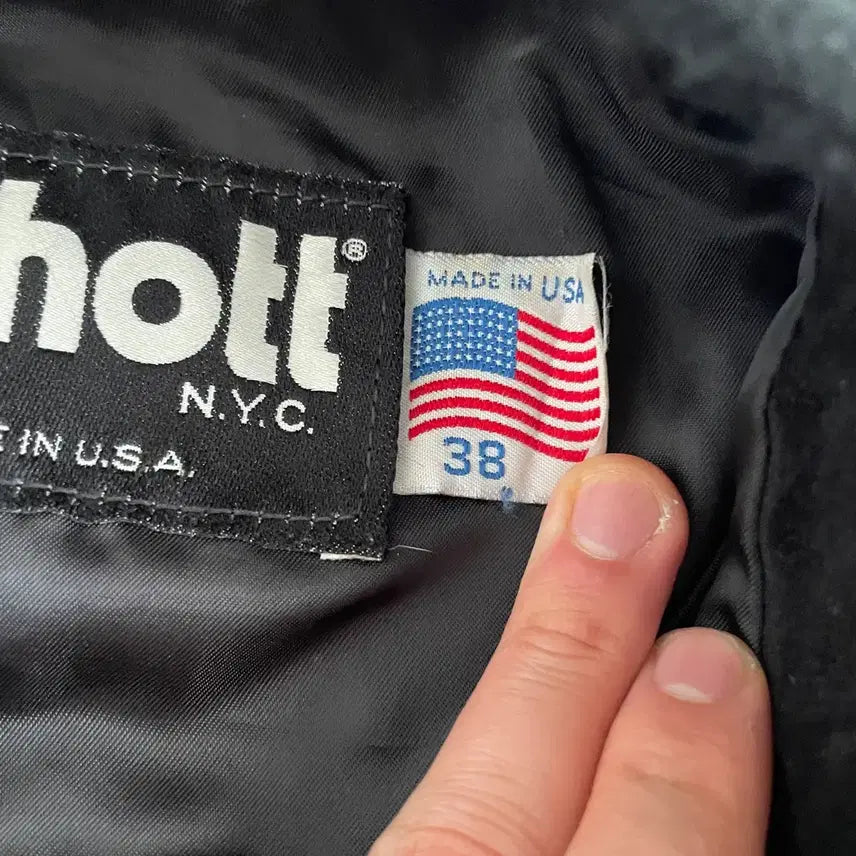 [BUNJANG] Schott Suede Jacket / 8-90s Schott 쇼트 스웨이드 자켓