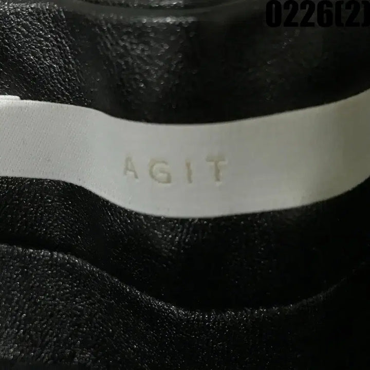 [BUNJANG] Agit Black Leather Shorts / Agit 블랙 레더 반바지 5부 s