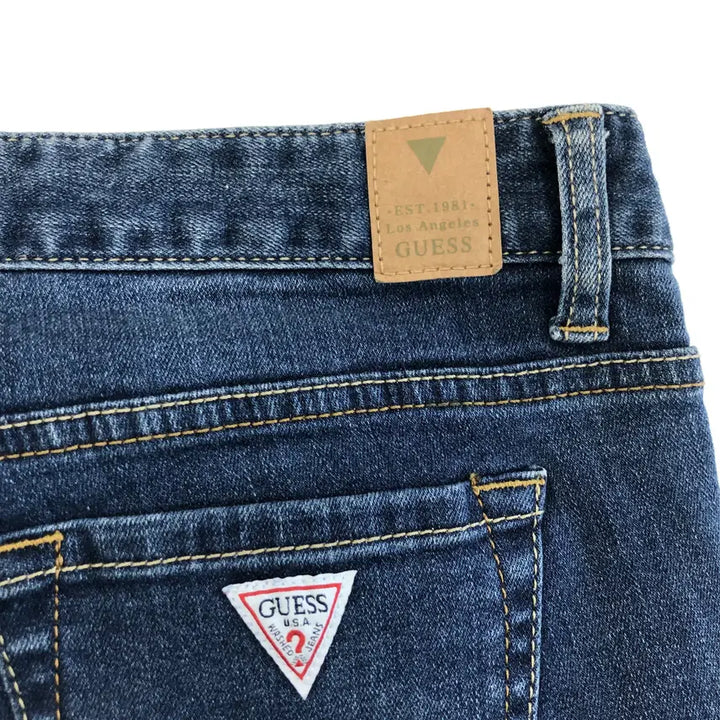 [BUNJANG] Guess White Patch Logo Jeans / 게스 화이트패치로고 청바지 28 인치