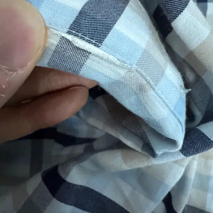 [BUNJANG] Daks Signature Checkered Long Sleeve Shirt - M / 닥스 daks 시그니처 긴팔 체크셔츠 M