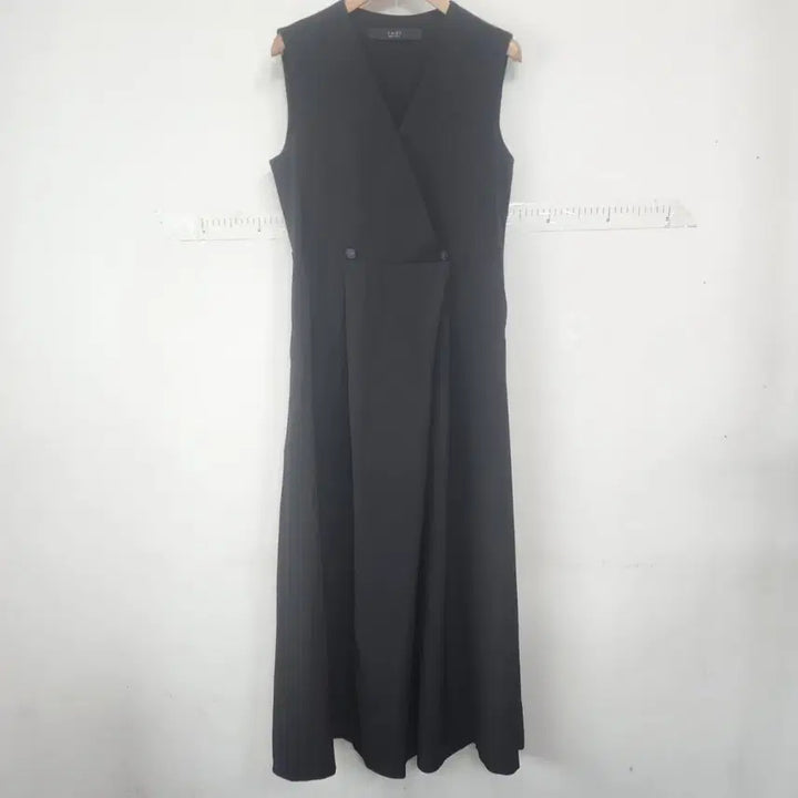 [BUNJANG] TASI Black Wrap Style Long Dress / TASI 블랙 랩 스타일 롱 원피스