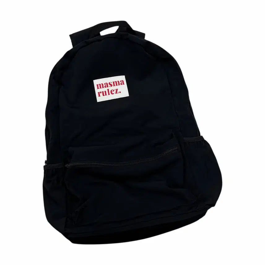 [BUNJANG] Masmarules Backpack Bag Black / 마스마룰즈 백팩 가방 블랙