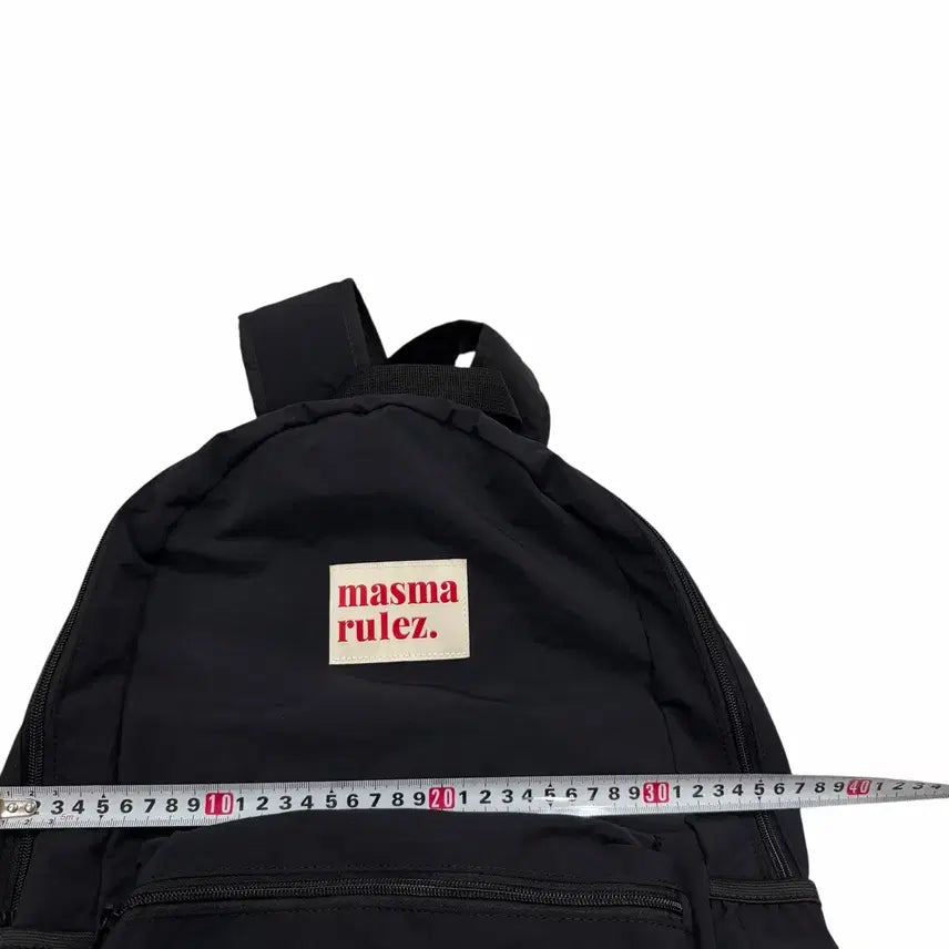 [BUNJANG] Masmarules Backpack Bag Black / 마스마룰즈 백팩 가방 블랙