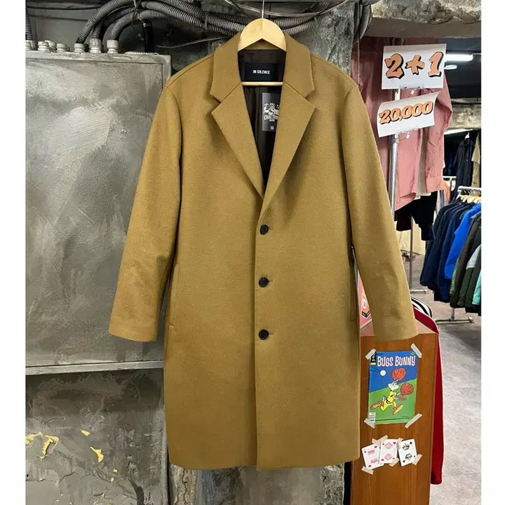 [BUNJANG] In Silence Wool Cashmere Long Coat Camel M / 인사일런스 울 캐시미어 롱코트 카멜 M #csz3419