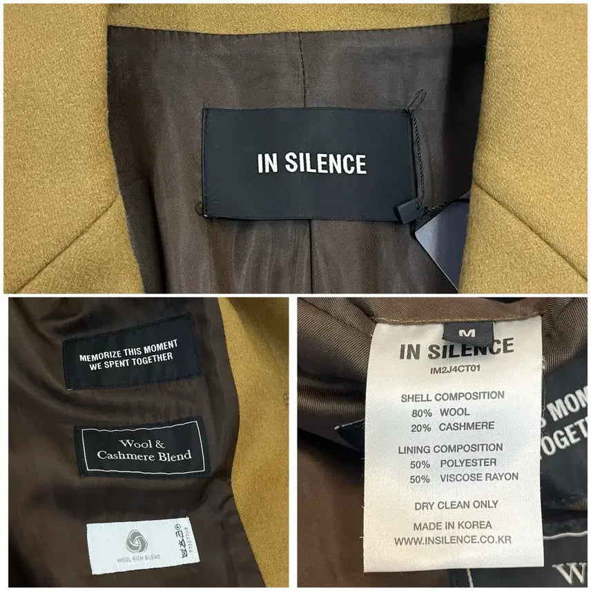 [BUNJANG] In Silence Wool Cashmere Long Coat Camel M / 인사일런스 울 캐시미어 롱코트 카멜 M #csz3419