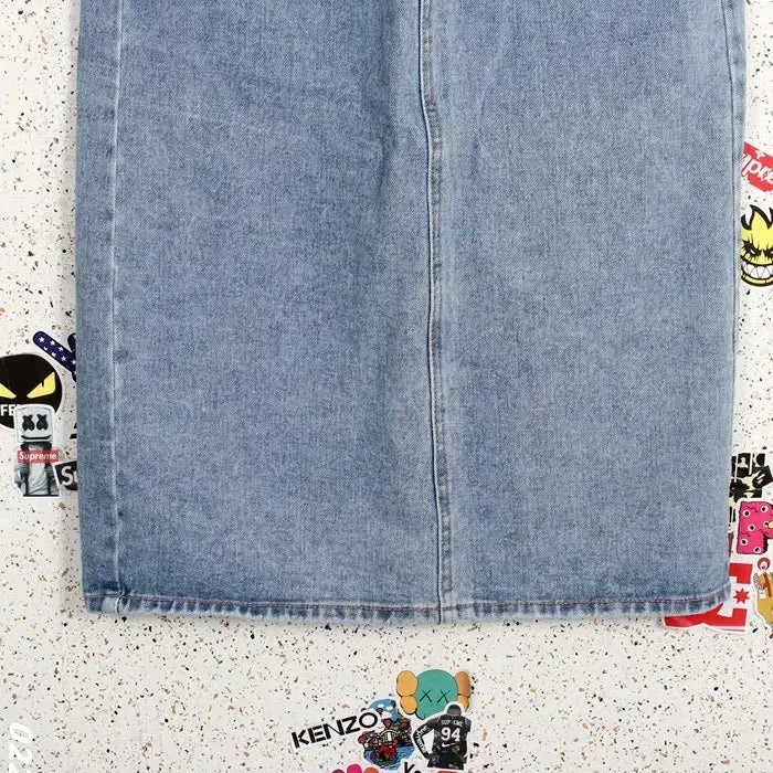 [BUNJANG] Made Seoul Cut Light Wash Skirt / 여성M / 메이드서울 절개 연청 스커트BL 26-26