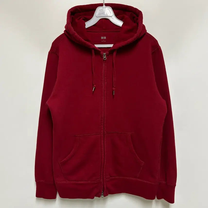 [BUNJANG] Uniqlo Cotton Hooded Zip-up Jacket / [여자-100]유니클로 코튼 후드집업