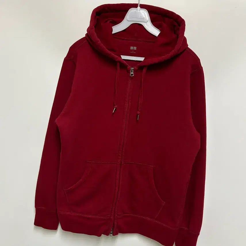 [BUNJANG] Uniqlo Cotton Hooded Zip-up Jacket / [여자-100]유니클로 코튼 후드집업