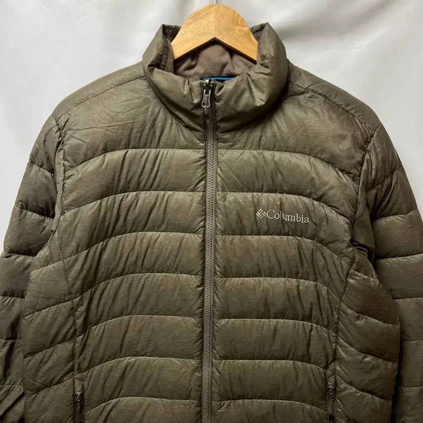[BUNJANG] Columbia Goose Down Lightweight Padded Jacket / [정품/L] 컬럼비아 구스다운 카키 경량패딩