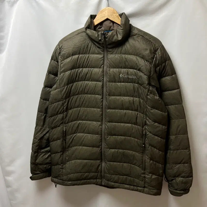 [BUNJANG] Columbia Goose Down Lightweight Padded Jacket / [정품/L] 컬럼비아 구스다운 카키 경량패딩
