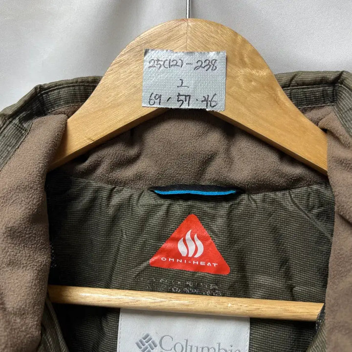 [BUNJANG] Columbia Goose Down Lightweight Padded Jacket / [정품/L] 컬럼비아 구스다운 카키 경량패딩